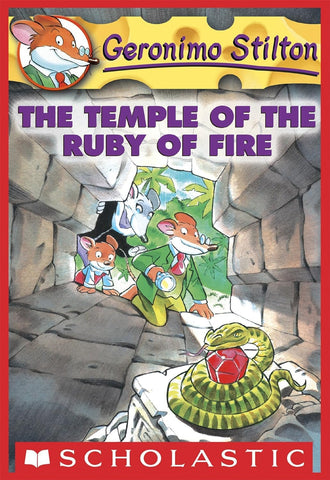 GERONIMO STILTON , THE TEMPLE OF THE RUBY OF FIRE  #14,  Paperback ( Pre Owned )