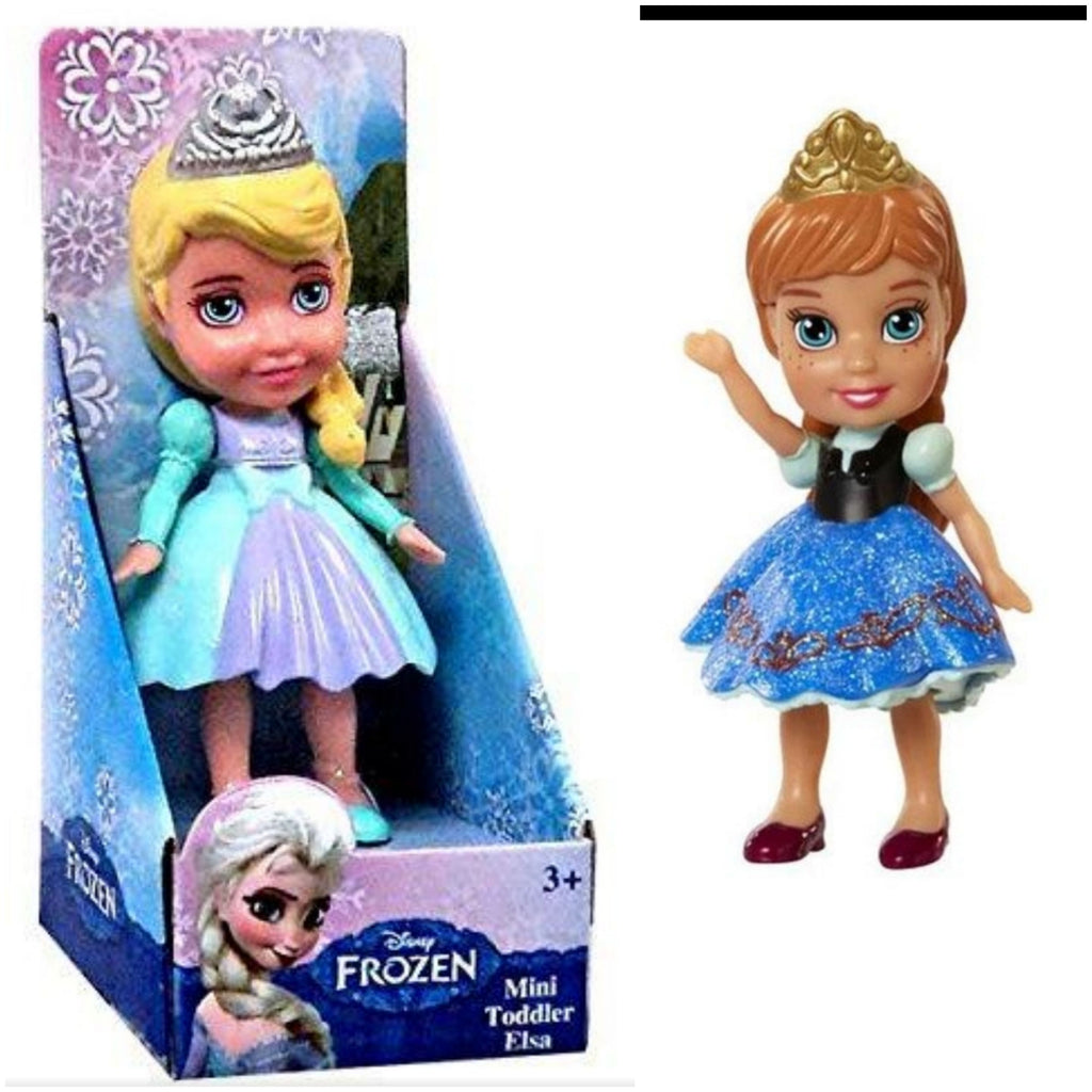 Disney 3 inch Frozen Elsa and Anna , 2 Doll Combo Value Pack B .Save Rs.190