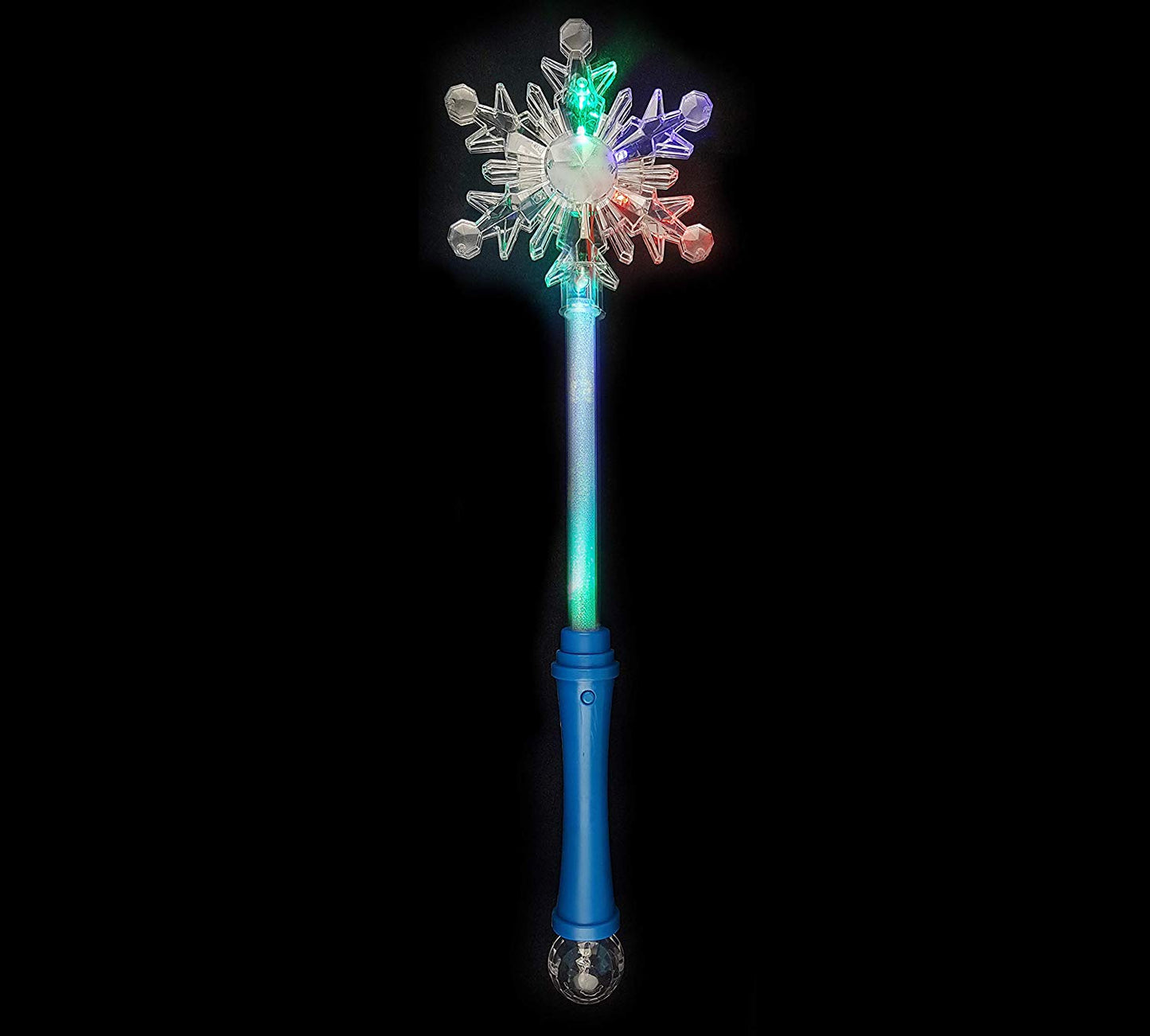 Lightup Flashing Wand  Blue LED 16.5 inches ( Pack of 5 ) Party Pack