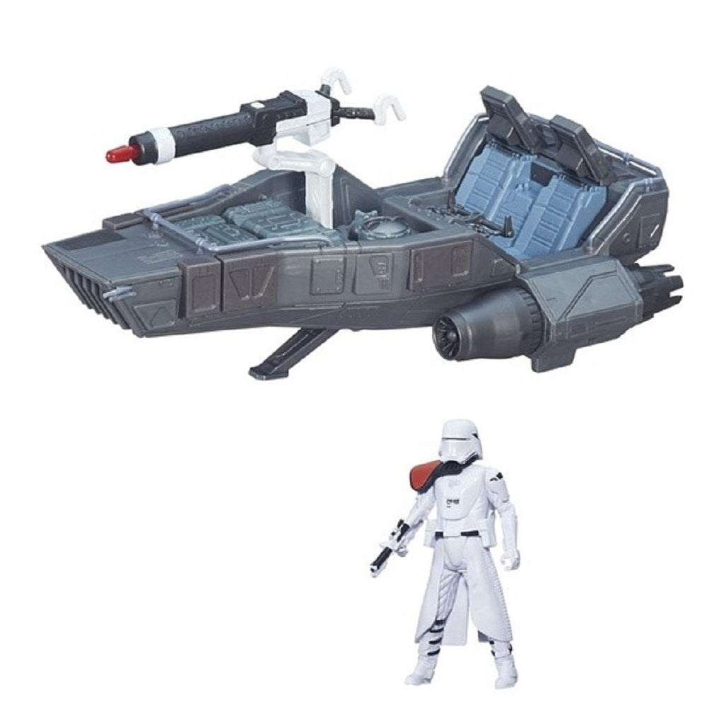 First Order Snowspeeder- Star Wars Force Awakens Vehicle Action Figure Toy Playset by Star Wars B3673-B3672