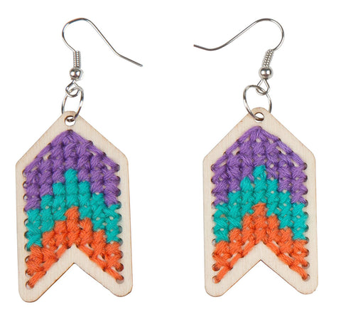 Alex  Diy Wear Stitch and Wear Wood Jewelry, Multi Color 611110-3