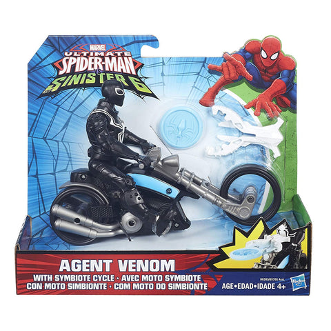 Ultimate Spider-Man vs. The Sinister Six Agent Venom with Symbiote Cycle
