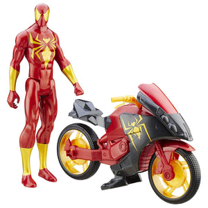 Spiderman Iron Spider With Repulsor Cycle - Ultimate Spider-Man Vs. The Sinister Six