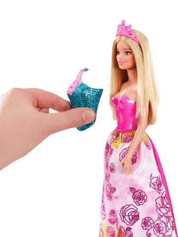 Barbie Fairytale Princess Pink Doll CFF24-CFF25