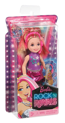 Barbie in Rock ‘N Royals Blue Princess Chelsea Doll CKB68-CKB71