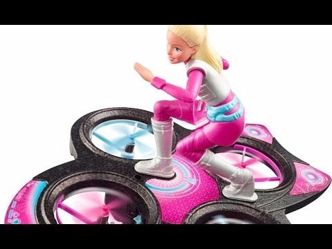 Barbie Star Light Adventure Flying RC Hoverboard DLV45