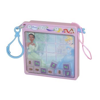 Disney Magnetic Pocket Game - PRINCESS (Tic-Tac-Toe) [Toy] LIGHT PINK 9-002174