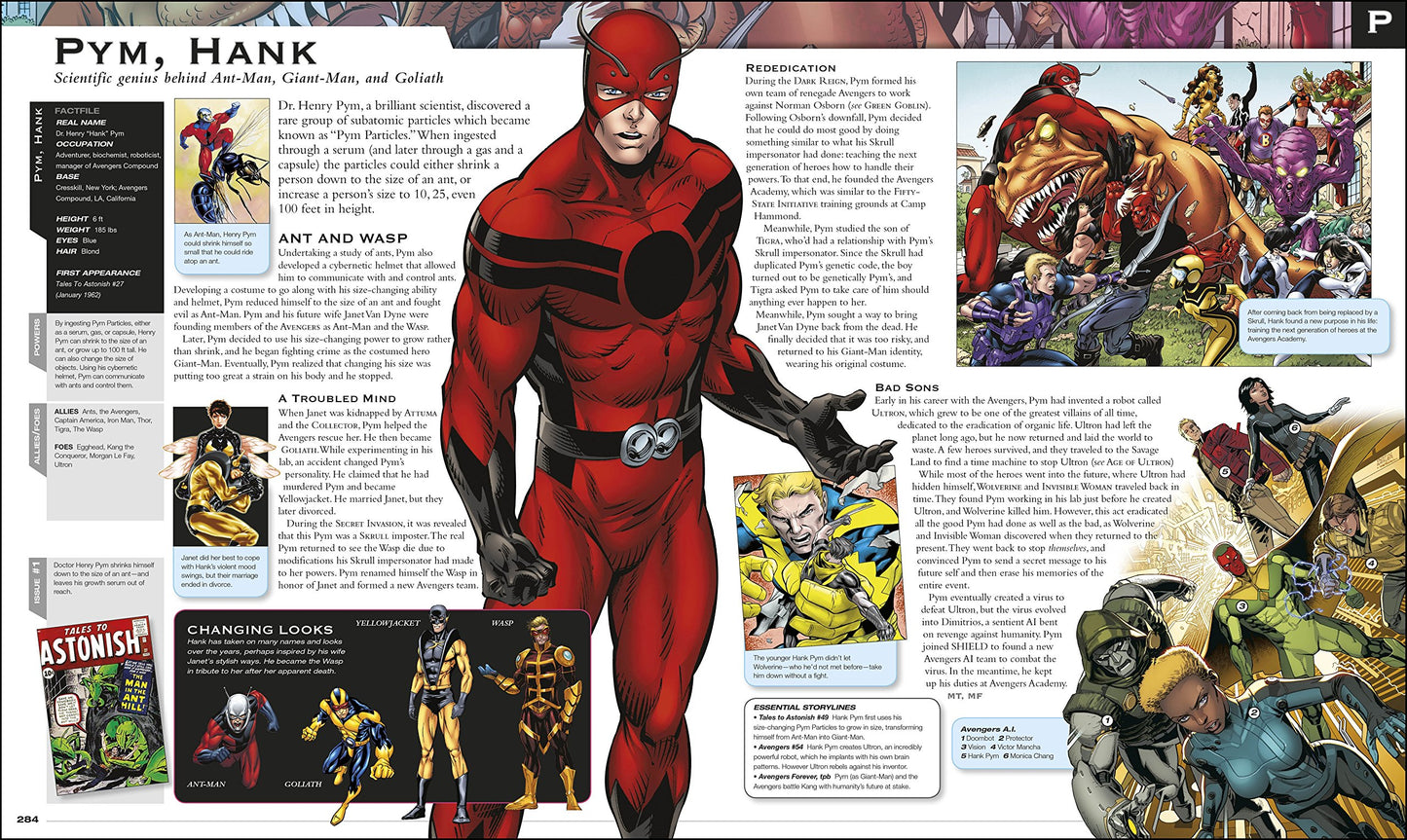 Marvel Characters Encyclopedia ( Updated & Expanded ) Hardcover DK
