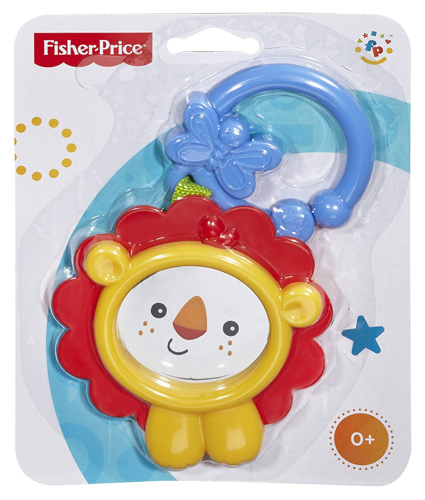 Fisher Price Lion Mirror  Teether / Rattle Cbk75