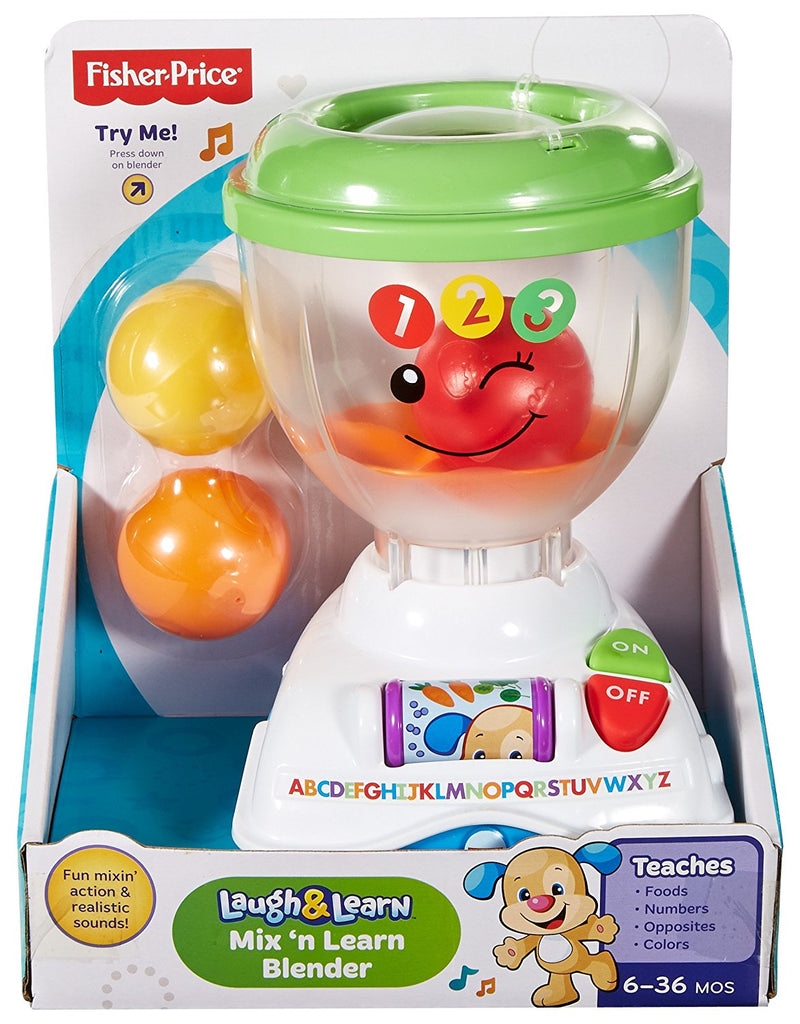  Fisher-Price Laugh & Learn Baby & Toddler Toy Counting &  Colors Smoothie Maker Pretend Blender