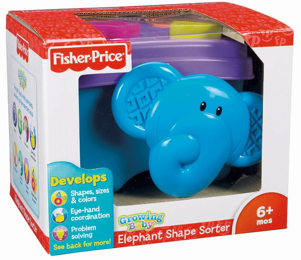 Fisher Price Elephant Shape Sorter W3113
