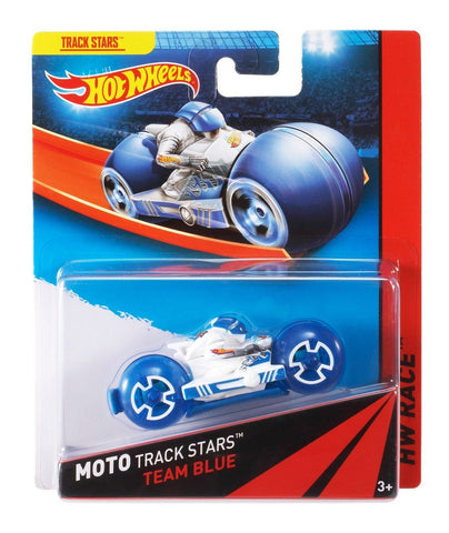 Hot Wheels Moto Track Stars Team Blue BDN36-BDN42