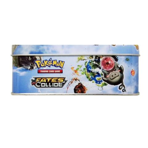 Poke Cards FATES COLLIDE  XY Trading Card Game Tin & 20 Additional Game Cards