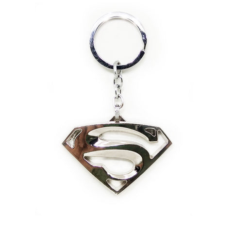 Superman Metal Keychain ( Silver Colour )