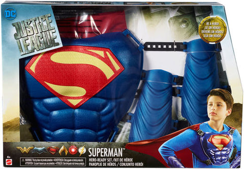 DC Comics Justice League Hero-Ready Role Play Set - Superman FGM24-FGM27