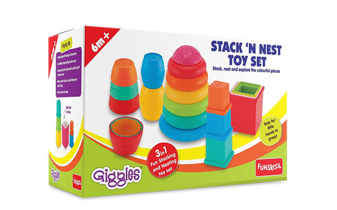 Funskool  Giggles Stack n Nest Toy, 107300